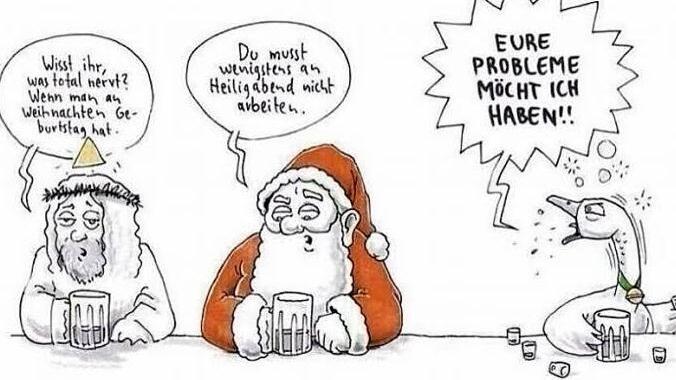Die ganz andere Weihnachtsbetrachtung ... Quelle: facebook