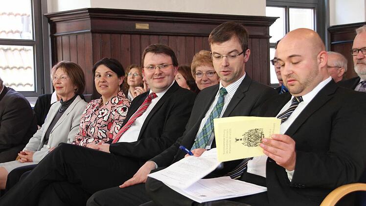 Zufriedenheit herrscht in den Reihen der CSU, als die Stellvertreter gewählt sind.