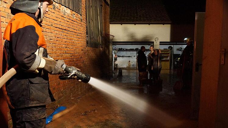 Einsatz in ElfershausenFoto: Arkadius Guzy