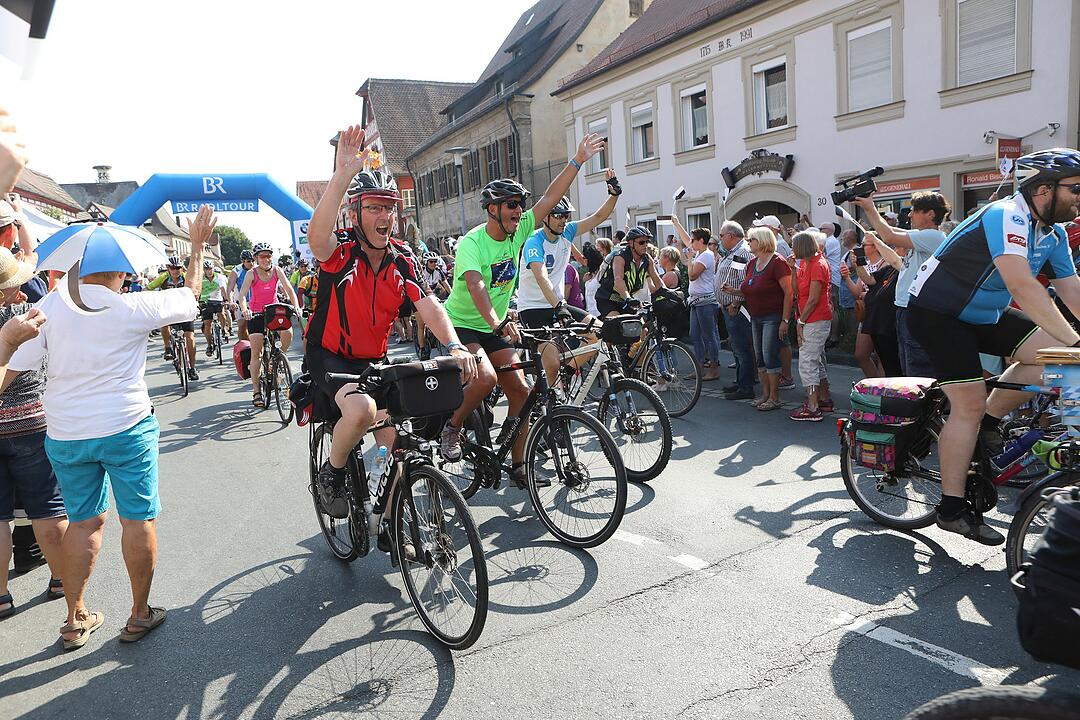 BR-Radltour macht in Baiersdorf Station