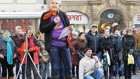 Marija Milana, Initiatorin und Mitorganisatorin der Aktion, freute sich über die Unterstützung.