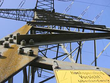 Nicht eine oberirdische Leitung, sondern ein defektes Erdkabel war Schuld am Stromausfall in Lichtenfels am späten Sonntagabend.  Foto: Archiv