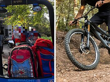 Bergwacht-Einsatz in F&uuml;rth: Bewusstloser Mountainbiker im Stadtwald gefunden