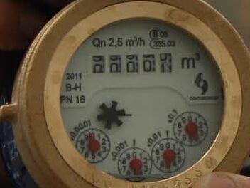 Ein Wasserzähler Symbolfoto: Ekkehard Roepert