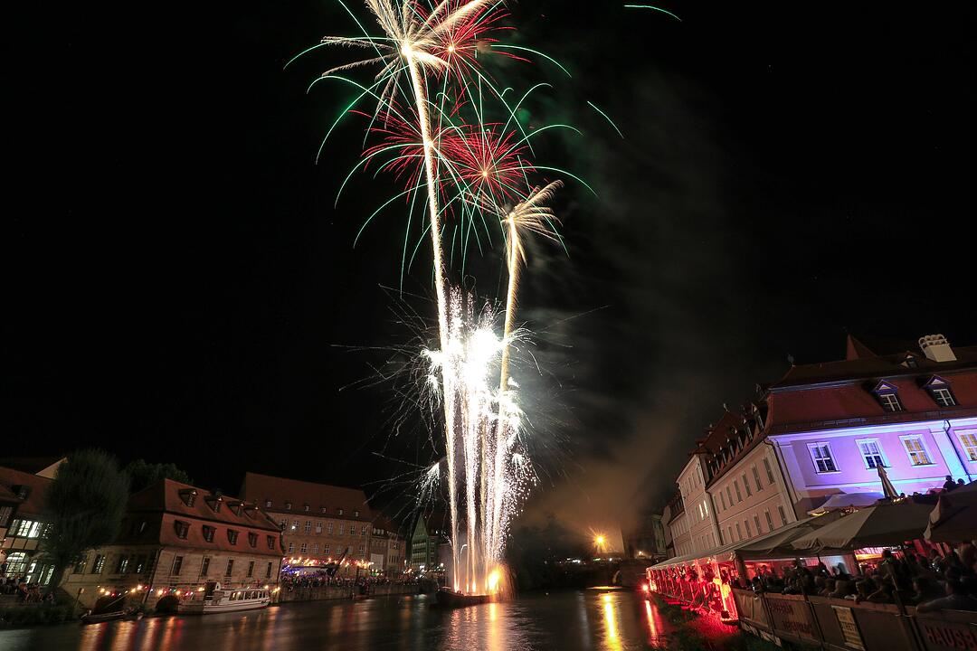 Sandkerwa 2019: das Abschlussfeuerwerk