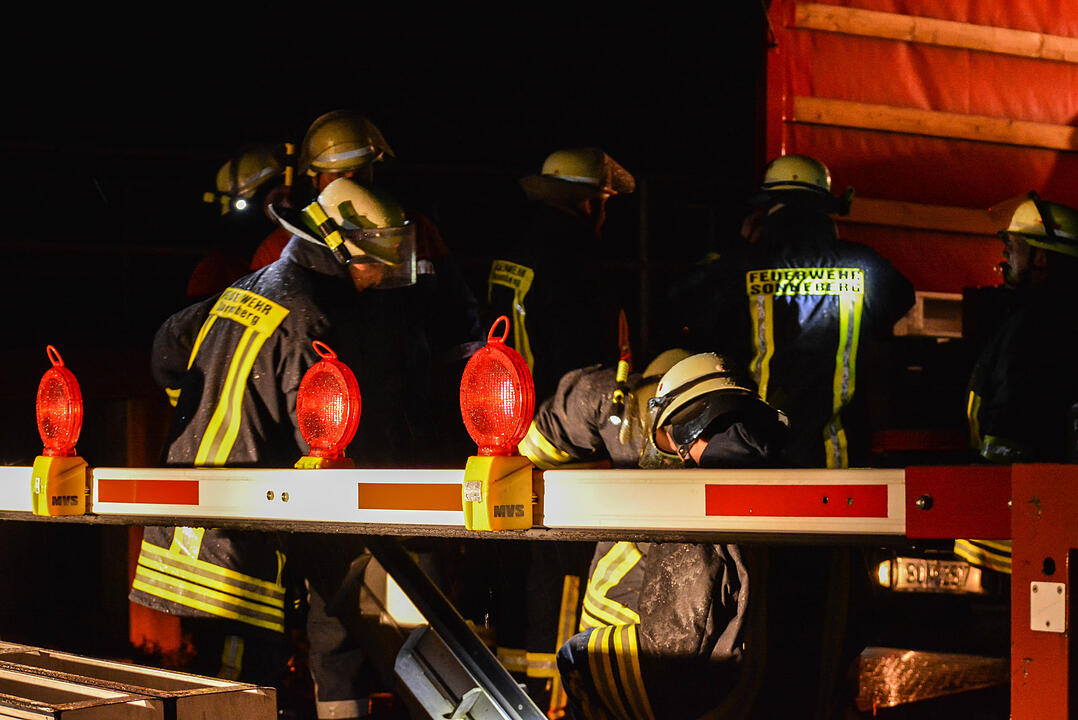 Hochwasser beschaeftigt Kraefte in Sonneberg