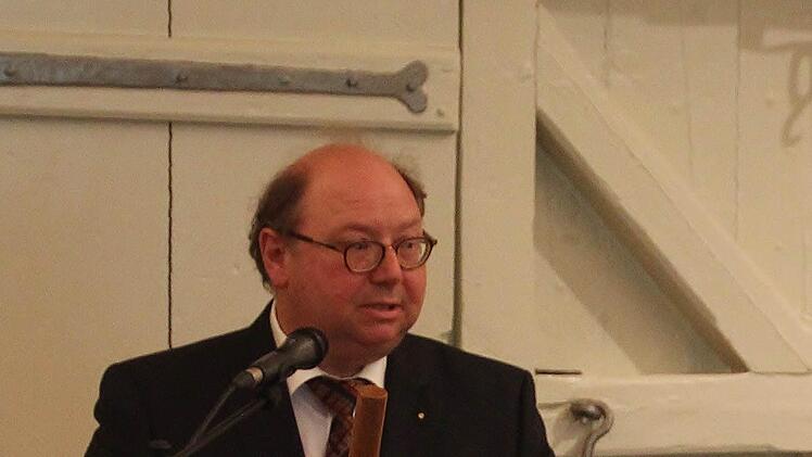 Kulturreferent Peter Weidisch beim Einführungsvortrag.  Foto: Werner Vogel