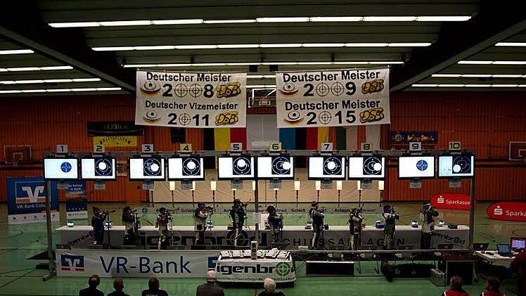 In der Angerhalle wurde auch geschossen.CT-Archiv