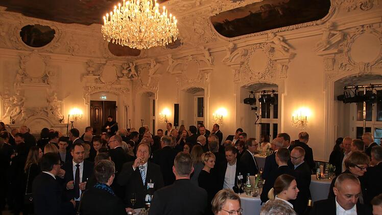Blick in den Kaisersaal, wo der Neujahrsempfang der Baur-Gruppe stattfand. Foto: Matthias Einwag