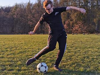 Justus Müller spielt bei der DJK Schlimpfhof Fußball. Im Steilpass-Interview steht er Rede und Antwort. Foto: Müller