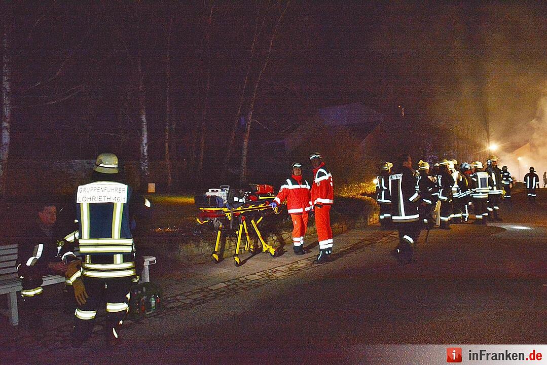 Brand im Kloster Maria Bildhausen
