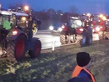 Beim Flashmob kam es zu einem leichten Rückstau, aber nicht zu größeren Behinderungen. Foto: privat