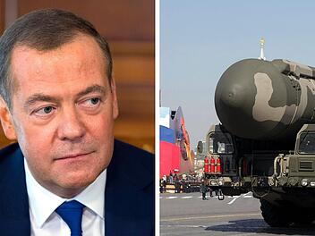 Atomkrieg angedroht: Medwedew schickt deutliche Warnung an "diese Idioten"