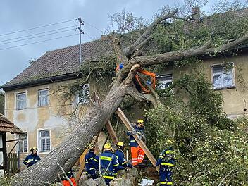 Lichtenfels: Sturm "Ignatz" hinterlässt schwere Schäden