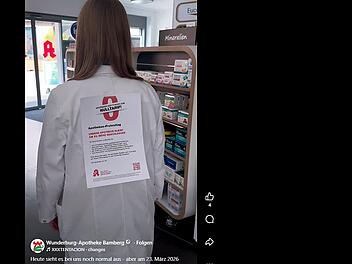 Am 23. M&auml;rz blieben Apotheken in ganz Bayern dicht