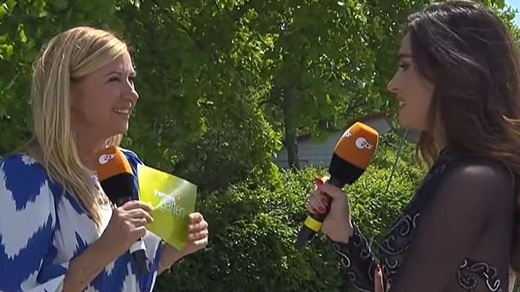 Lili Paul-Roncalli (rechts) fand Andrea Kiewels Kinderwunsch-Frage unpassend.