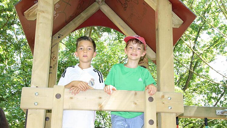 Eindrücke vom Münnerstädter Spielplatz. Foto: Ralf Ruppert
