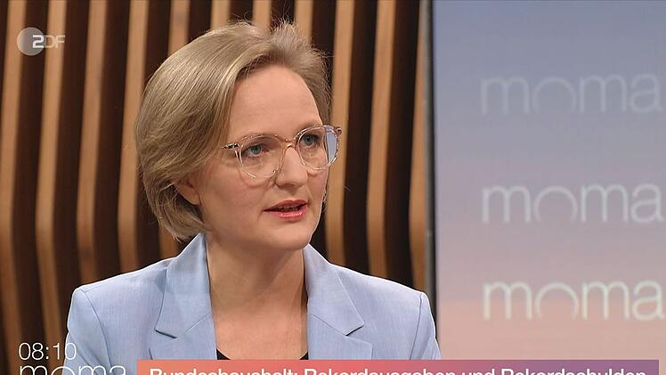 Grünen-Chefin Franziska Brantner zeigte sich im ZDF-"Morgenmagazin" mit Blick auf den Bundeshaushalt empört.