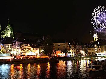 Ist das Feuerwerk am Michaelsberg Geschichte? Nach derzeitigen Stand wird es voraussichtlich wieder vom Wasser aus gezündet. Foto: RiegerPress
