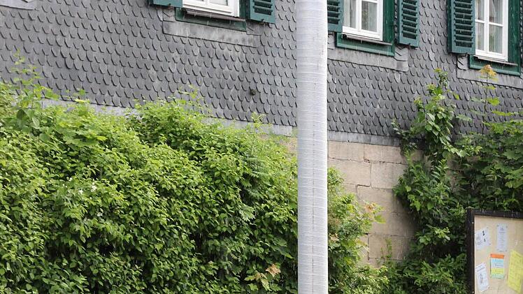 Eine der Stelen für die Ortsbeleuchtung Foto: Friedwald Schedel