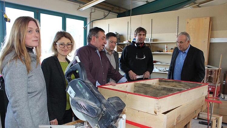 Stefanie Kretschmann, Irina Tartakovskaya, Georg Nagengast, Karsten Fischkal, Florian und Jürgen Ganzmann (v. l.)    Foto: Evi Seeger