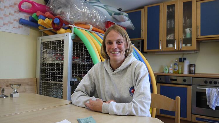 Melanie Gandyra ist bei der Thurnauer Wasserwacht aktiv. Foto: Rebecca Vogt