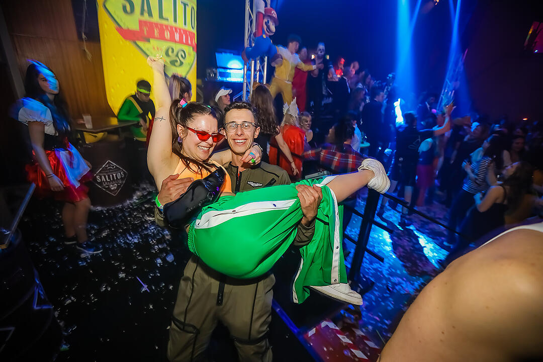 Beste Partystimmung in der Stadthalle