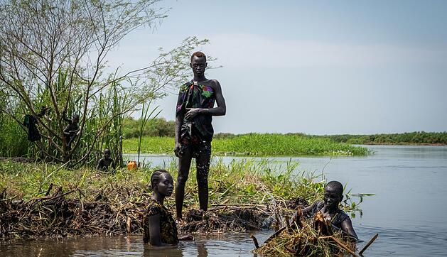 Akuak-Gemeinschaft im Südsudan