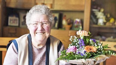 Bei bester Gesundheit feierte am Sonntag Regina Endres in Königsberg ihren 90. Geburtstag. Foto: Gerold Snater