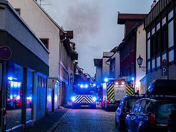 Großbrand in Altstadt von Villingen-Schwenningen