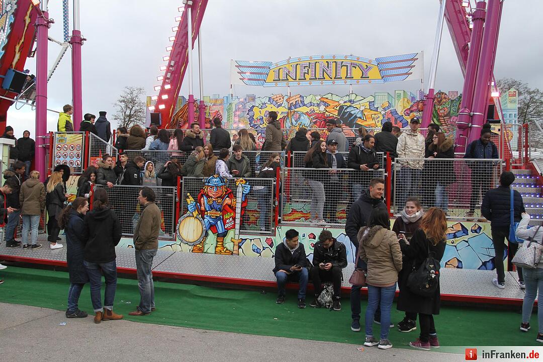 Volksfest in Nürnberg: Trotz Kälte gut besucht