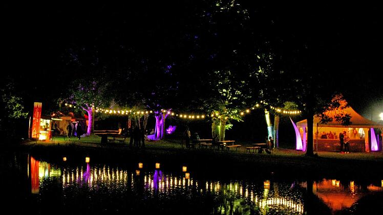 Impressionen von der Nacht am See in Trebgast  Foto: Monika Limmer