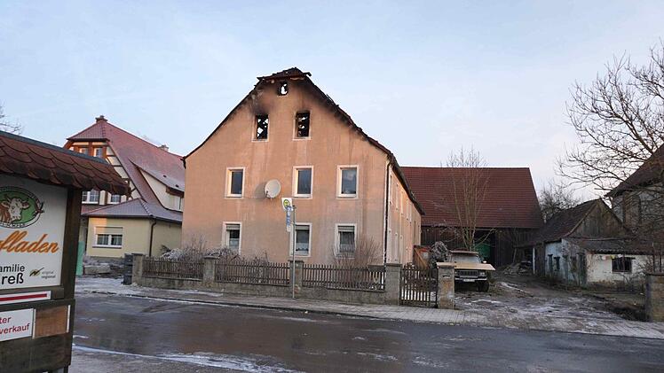 Am Tag nach dem Brand
