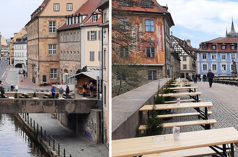 Bamberg: Bewirtung und Zukunft der Unteren Brücke: Stadt startet Umfrage erneut