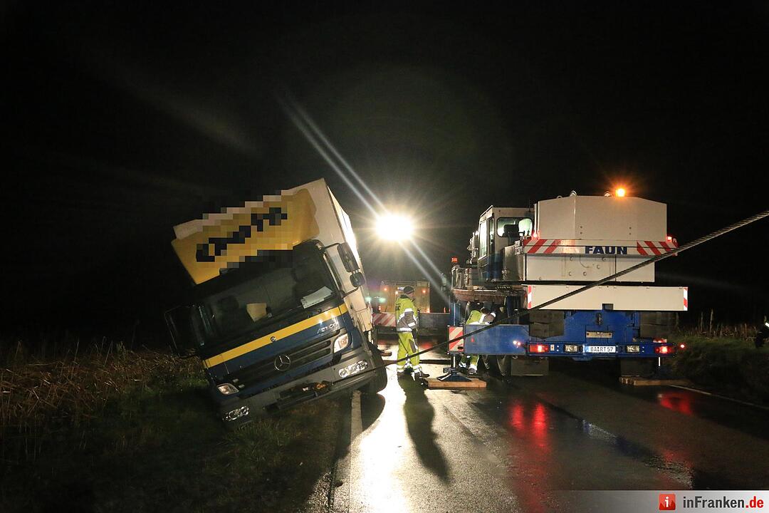 Lkw-Bergung bei Kremmeldorf