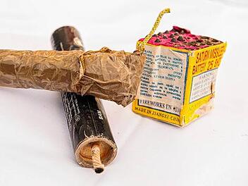 Gefahr von Feuerwerk