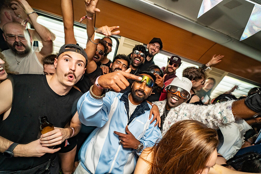 Die beste Party im Zug!