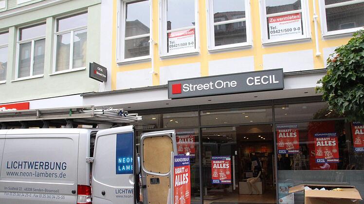 Der "Cecil"-Shop im Coburger Steinweg firmiert jetzt auch als "Street One"-Shop.Oliver Schmidt