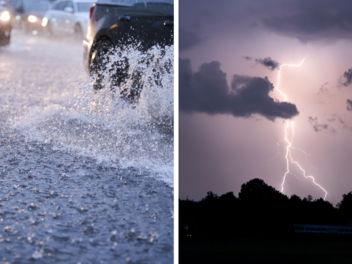 Franken: DWD warnt vor Gewitter und Starkregen am Montagabend