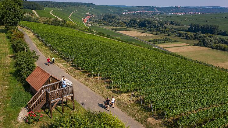 Weinwandern in Franken - Meditationspfad bei Neuses am Berg