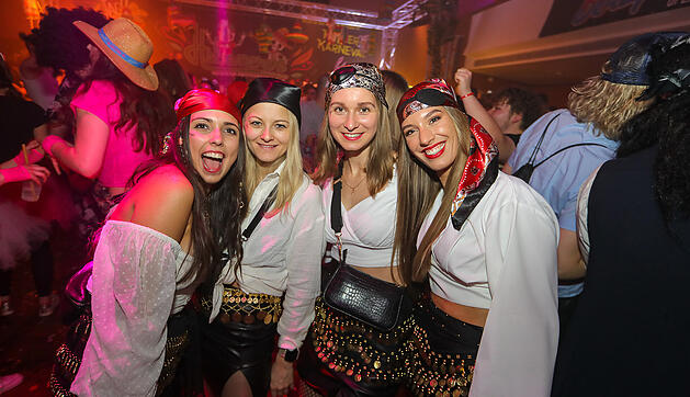 Beste Partystimmung in der Stadthalle