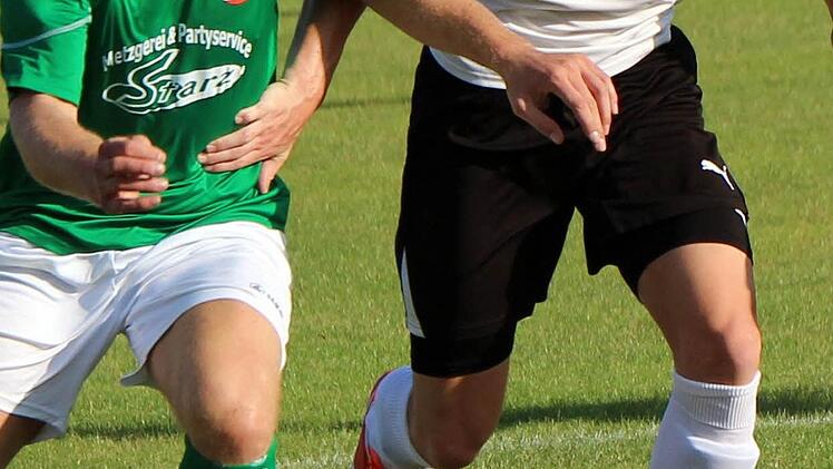 Abtswinds Neuzugang Pascal kamolz konnte sich gegen Matthias Brunsch (Bayern Kitzingen) selten durchsetzen.