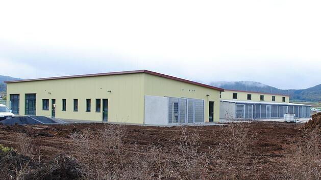 Das neue Tierheim bei Zell steht vor der Fertigstellung.  Christoph Wiedemann