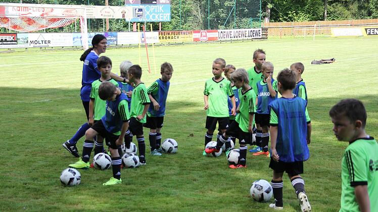 Weitere Eindrücke von der Ferien-Fußballschule in Kronach
