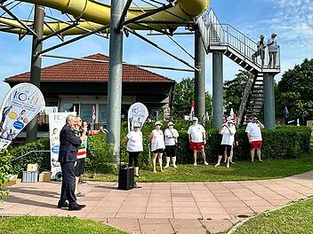 Zapfendorf: Schwimmfest der F&ouml;rderschulen - &uuml;ber 400 Sch&uuml;ler feiern im Aquarena
