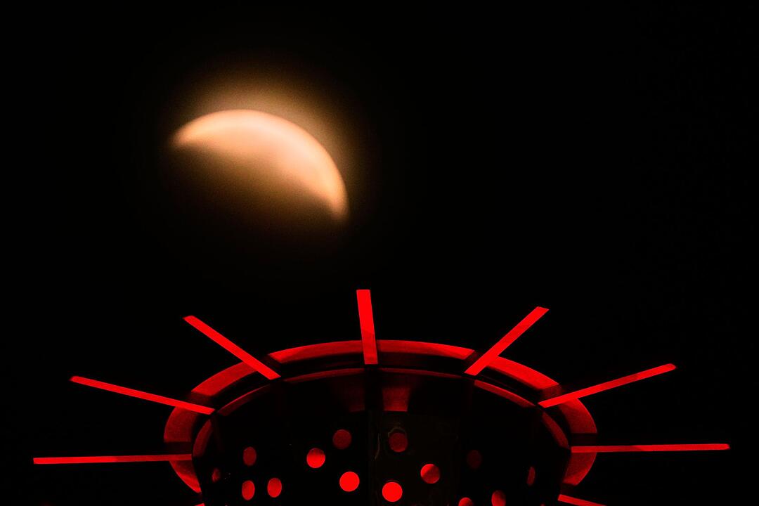 Partielle Mondfinsternis - USA
