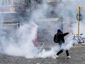 Bauerndemonstration in Br&uuml;ssel