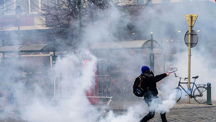 Bauerndemonstration in Br&uuml;ssel