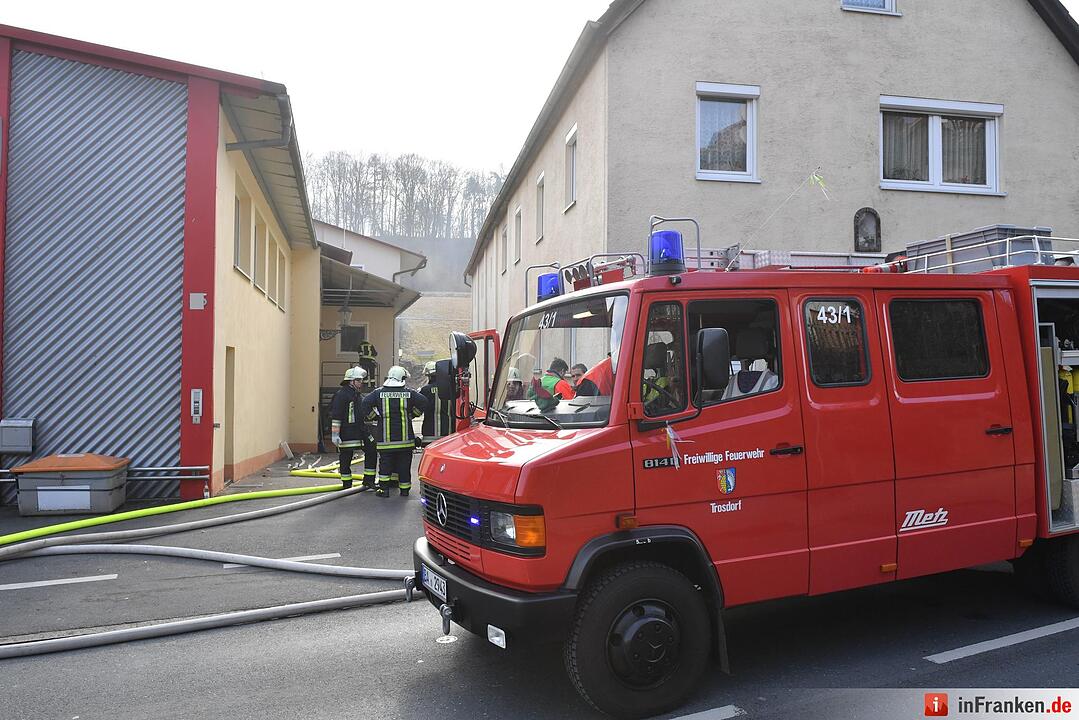 Zimmerbrand in Bischberg
