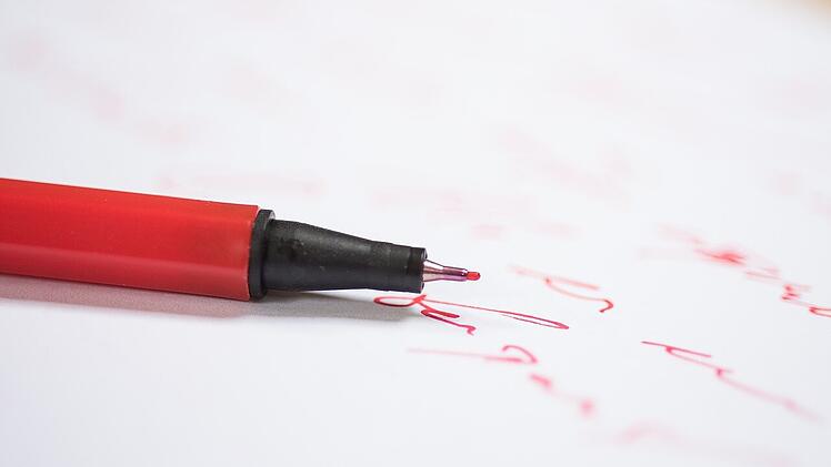 Bei einer Legasthenie wird der Rotstift oft zum Angstobjekt.